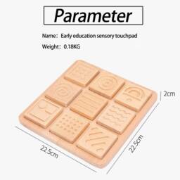 Custom Montessori Sensory Blocks, Baby Toys, Wooden Toys For Toddlers, Toddler Educational Puzzle Gifts - thumbnail 3