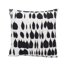 Schumacher - Queen Of Spain Black Painterly Mid-Century Designer Cushion Cover Handmade Throw Pillow Luxury Home Decor - thumbnail 2