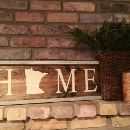 Rustic Minnesota Home Sign, Wood Wall Decor - thumbnail 2