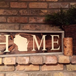 Rustic Minnesota Home Sign, Wood Wall Decor - thumbnail 4