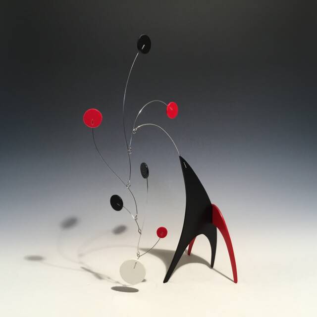 Modern Stabile Sculpture Retro Mcm Home Decor Tabletop Mobile Art Tresor Small - image 1