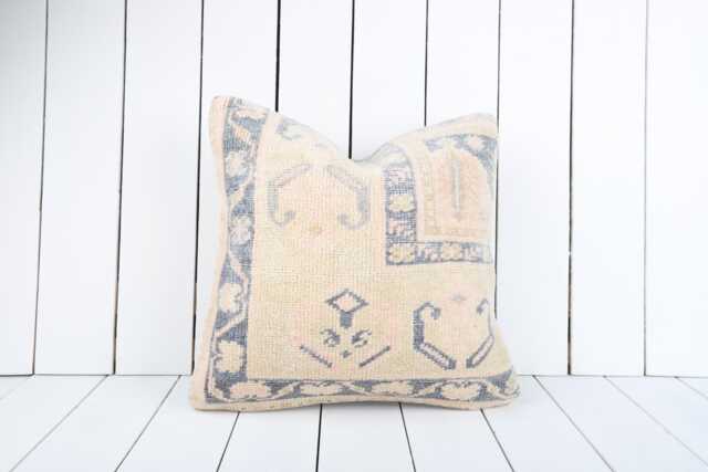 16x16 Kilim Pillow Cover Turkish Bohemian Cushion - image 1