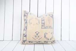 16x16 Kilim Pillow Cover Turkish Bohemian Cushion - thumbnail 1