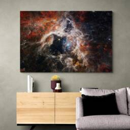 Cosmic Tarantula Nebula Print - Nasa James Webb Space Art - thumbnail 2