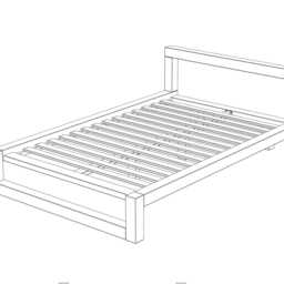 Alvar Plus Solid Ash Bed - thumbnail 3