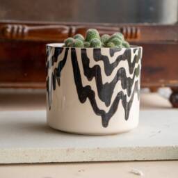Unique Flower Pot - Ceramic Indoor Planter, Home Decor, Cute Planter - thumbnail 3