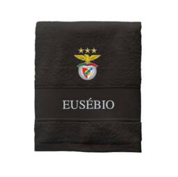 Black Bath Towel 100x150 - Benfica Stars