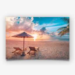 Beach Sunset Print, Coastal Photography Wall Art, House Decor - thumbnail 3