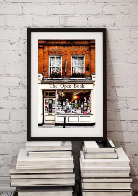 The Open Book Store Richmond Poster - Cozy Independent Bookshop Art Print Literary Wall Decor - image 1