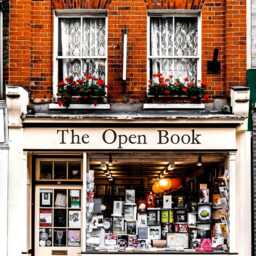 The Open Book Store Richmond Poster - Cozy Independent Bookshop Art Print Literary Wall Decor - thumbnail 2
