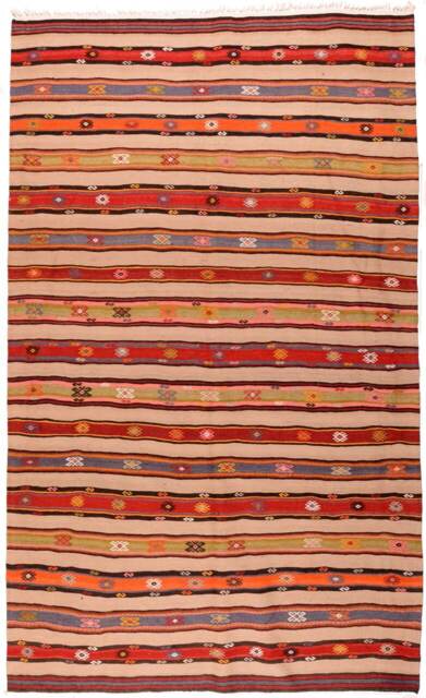 Rug Kilim Anatoilien - 253 X 152 cm - Authentic Rug Wool Hand Made Free Shipping - image 1