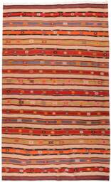 Rug Kilim Anatoilien - 253 X 152 cm - Authentic Rug Wool Hand Made Free Shipping - thumbnail 1