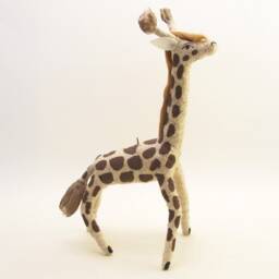 Vintage Inspired Spun Cotton Giraffe Ornament/Figure - thumbnail 3