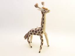 Vintage Inspired Spun Cotton Giraffe Ornament/Figure - thumbnail 1