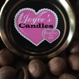 Cinnamon Bun Handmade Hand Poured 4 Oz Soy Candle in Glass Hexagon Jar With Black Metal Lid - thumbnail 3