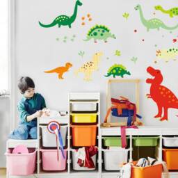 Dinosaur Wall Decal For Boys Room, Decals Dino, Nursery, Decor Peel & Stick, Stickers - thumbnail 2