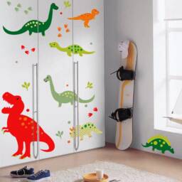 Dinosaur Wall Decal For Boys Room, Decals Dino, Nursery, Decor Peel & Stick, Stickers - thumbnail 3