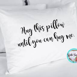 "I Miss You Pillowcase - Hug This Pillow Gift - 20"" X 30" - thumbnail 2