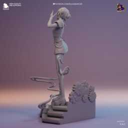 Golden Rapper 226 Mm Unpainted 1/8Th Statue - thumbnail 4