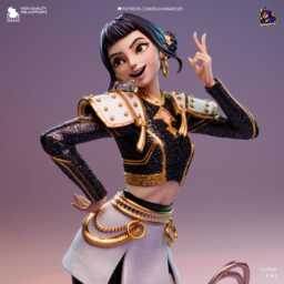 Golden Rapper 226 Mm Unpainted 1/8Th Statue - thumbnail 2
