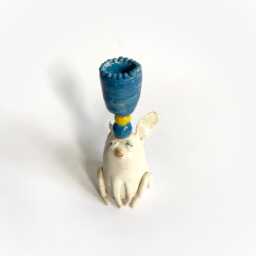 Decorative Candle Holder, Unique Table Decor, Wedding Gift, Nursery Room Figural Animal Lover Dining Decor - thumbnail 2