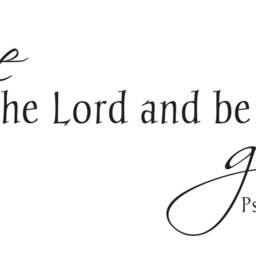 "Vinyl Wall Decal - Psalm 3211 ""Rejoice in The Lord & Be Glad" - thumbnail 3