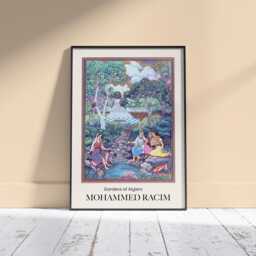 Mohammed Racim Art Print Algerian Artist, Colourful Wall - thumbnail 1
