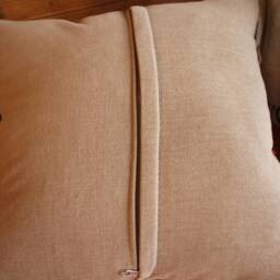 40cm - 16 Inch Square Vintage Kilim Cushion Cover Handwoven - Hand Spun Natural Fibres - thumbnail 4