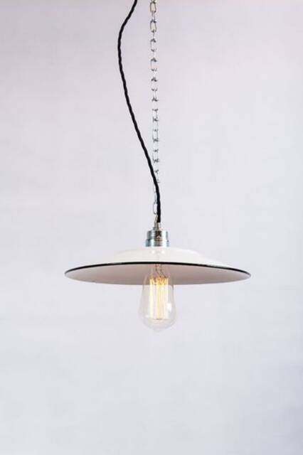 Industrial Factory Shade Enamel Ceiling Lighting - image 1