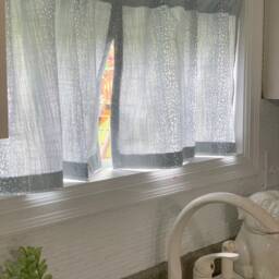Modern Antelope Print Curtain Farmhouse Kitchen & Bathroom Decor - thumbnail 2