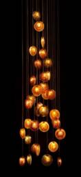 Abstract-Modern-staircase-Chandelier-Reef - Colored-Art-Glass-Led-Chandelier, Elegant-Two-story-Chandelier-Art Milk-Glass-Pendant-Lighting