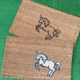 Unicorn Doormat - Cute Welcome Mat For Fairy Tale Home - thumbnail 1
