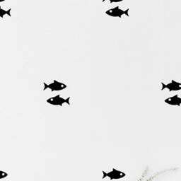 Fish Wall Decal Kids Room Nautical Fishy Wall Sticker, Bedroom Office Pattern Wallpaper Vinyl Decals, Bar Stickers Home Decor - thumbnail 2