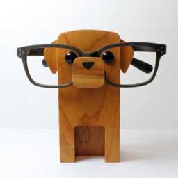 Red Labrador Retriever Dog Eyeglass Stand/Lab Glasses Holder