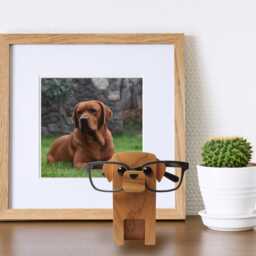 Red Labrador Retriever Dog Eyeglass Stand/Lab Glasses Holder - thumbnail 2