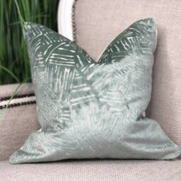 Sale - Costal Decor - Aqua Marine Blue Cushion Cover Patterned Pillow Cushions Green 16 - thumbnail 2