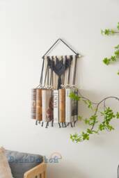 Bat Bookshelf Witchy Decor Gothic Home Gifts Book Holder Hanging Bookshelf, Lover Gift Lover, Goth Wall H19 - thumbnail 1