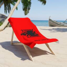 Albania Beach Towel - thumbnail 4