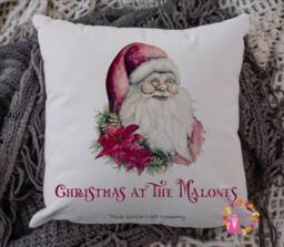 Traditional Santa, Santa Gift, Pillow, Christmas Cushion, Family Christmas, At The - thumbnail 1