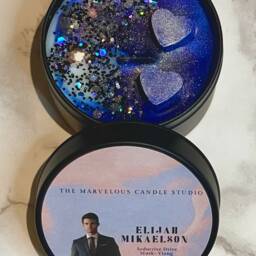 Elijah Mikaelson Candle - Original Vampire Birthday Gift Ideas Fandom Team - thumbnail 3