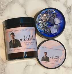 Elijah Mikaelson Candle - Original Vampire Birthday Gift Ideas Fandom Team