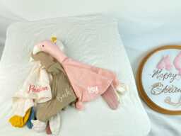 Baby Soothing Towel/Towel/Easter Gift/Cotton Towel/Baby Muslin Comforter /Baby Shower Gift/Baby Comforter - thumbnail 1
