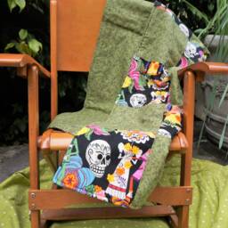 Day Of The Dead Blanket - thumbnail 3