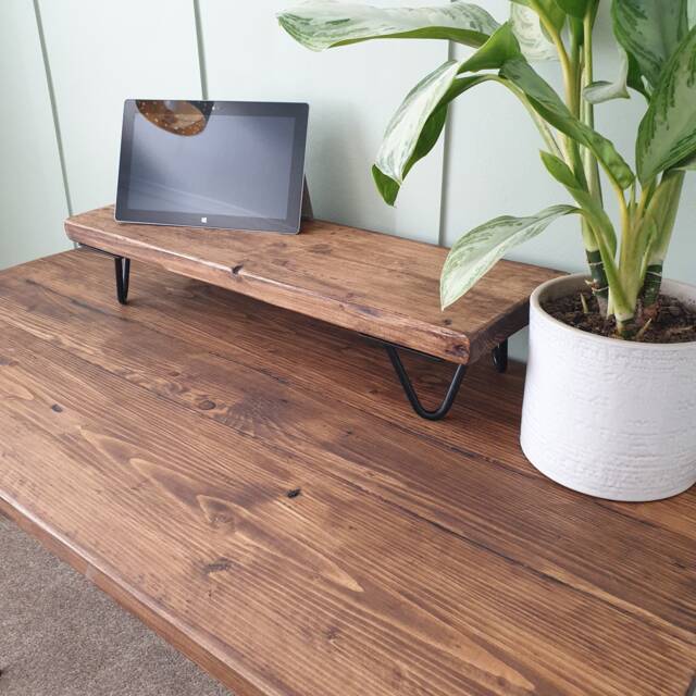 Monitor Stand - Hairpin Riser Desk Tidy Accessory - image 1
