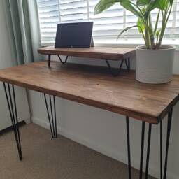 Monitor Stand - Hairpin Riser Desk Tidy Accessory - thumbnail 2