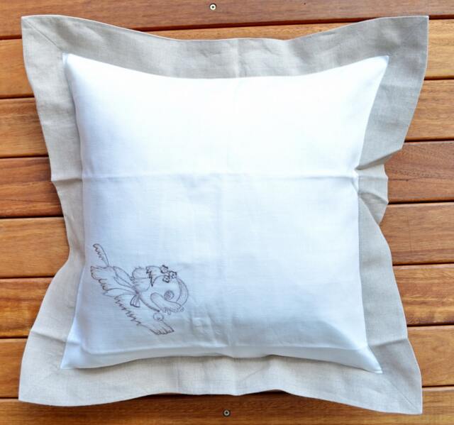 Pure Linen European Pillow Cushion Cover Square 22