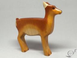 Toy Doe Wooden Brown Size 10, 5 X 10, 3 2, 2 cm - Bxhxs Ca. 50, 0 Gr