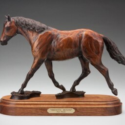 Smooth Movin - Horse Bronze Equestrian By Jerry Simchuk Art Studio - thumbnail 3