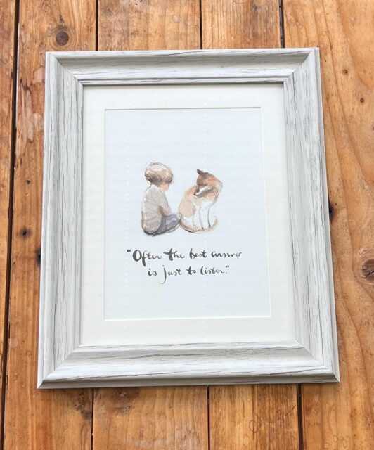 Framed Print From Always Remember - The Boy Mole Fox, Horse & The Storm By Charlie Mackesy