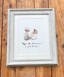 Framed Print From Always Remember - The Boy Mole Fox, Horse & The Storm By Charlie Mackesy
